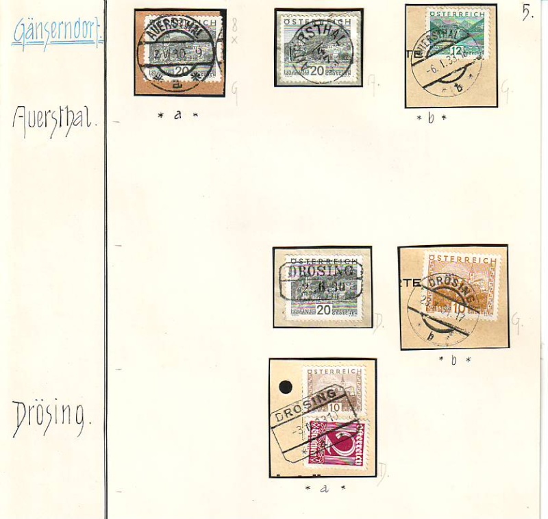 Stempeln niederösterreichischer Postämter in der Zeit 1925 - 1935 Scan1079