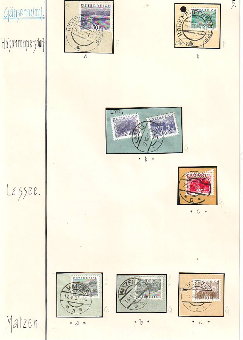 Stempeln niederösterreichischer Postämter in der Zeit 1925 - 1935 Scan1082