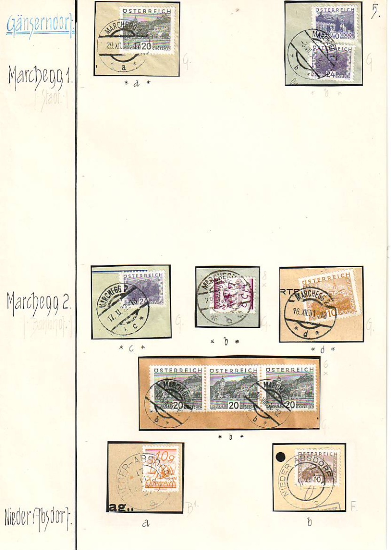 Stempeln niederösterreichischer Postämter in der Zeit 1925 - 1935 Scan1083
