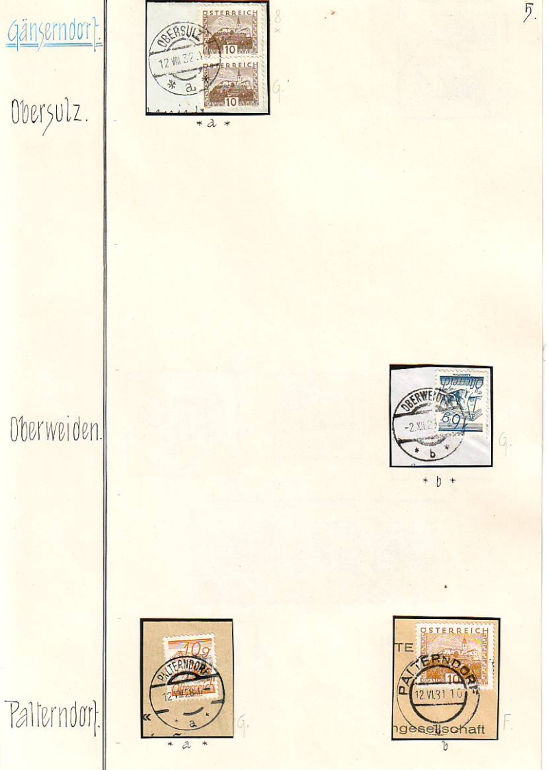 Stempeln niederösterreichischer Postämter in der Zeit 1925 - 1935 Scan1084