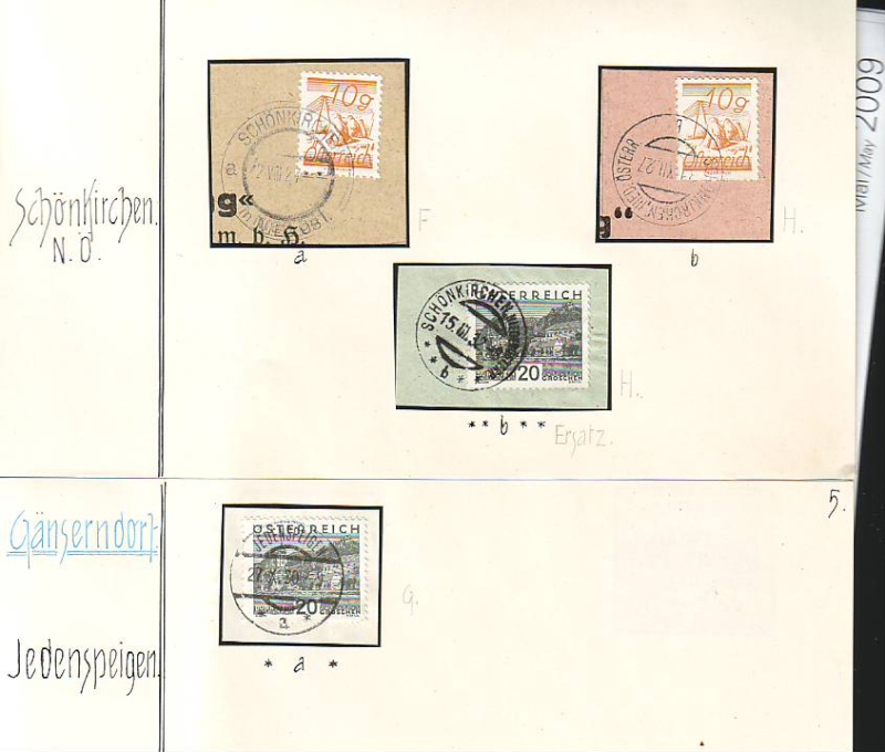 Stempeln niederösterreichischer Postämter in der Zeit 1925 - 1935 Scan1086