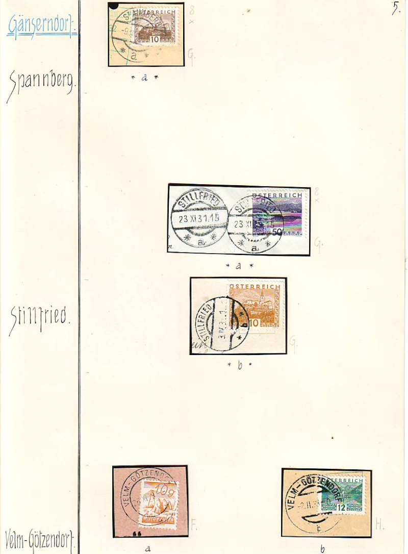 Stempeln niederösterreichischer Postämter in der Zeit 1925 - 1935 Scan1087