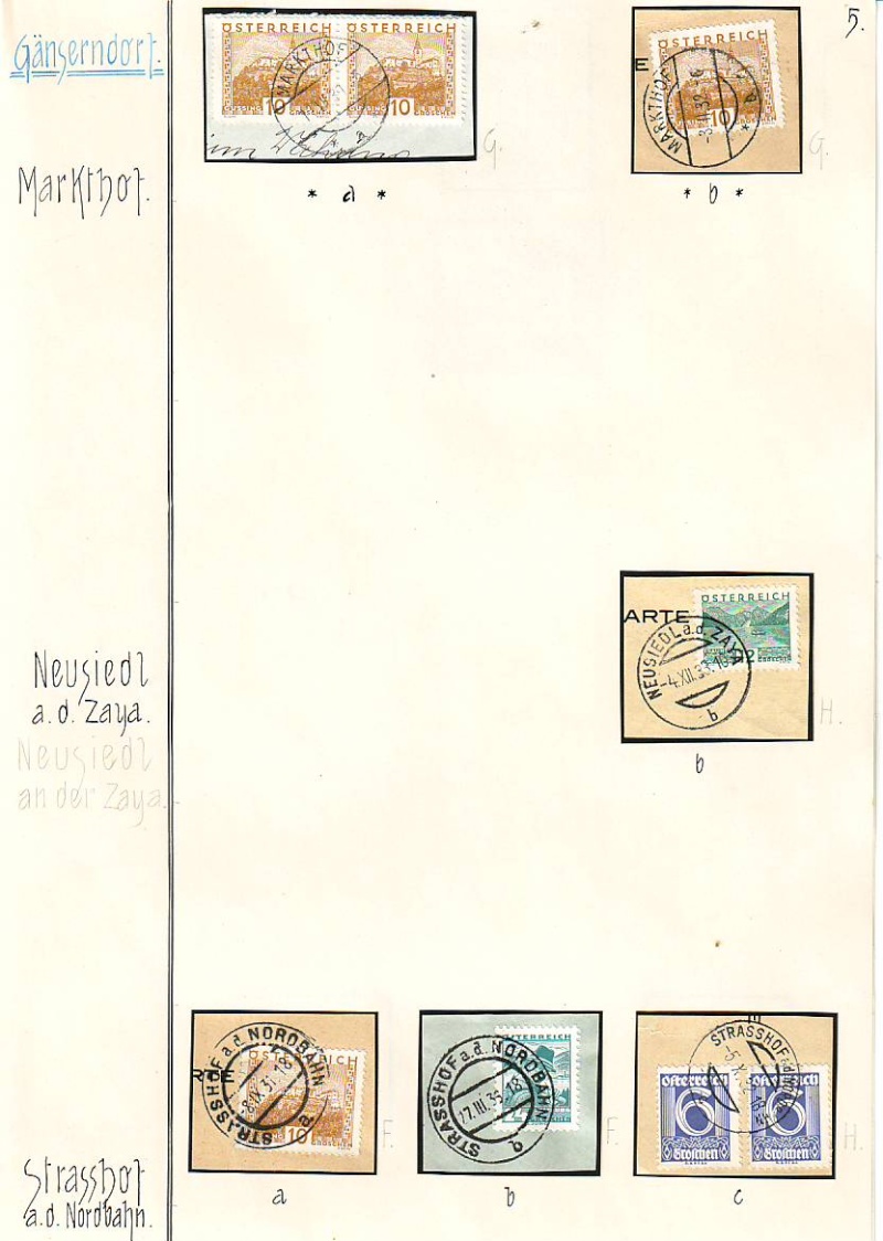 Stempeln niederösterreichischer Postämter in der Zeit 1925 - 1935 Scan1089