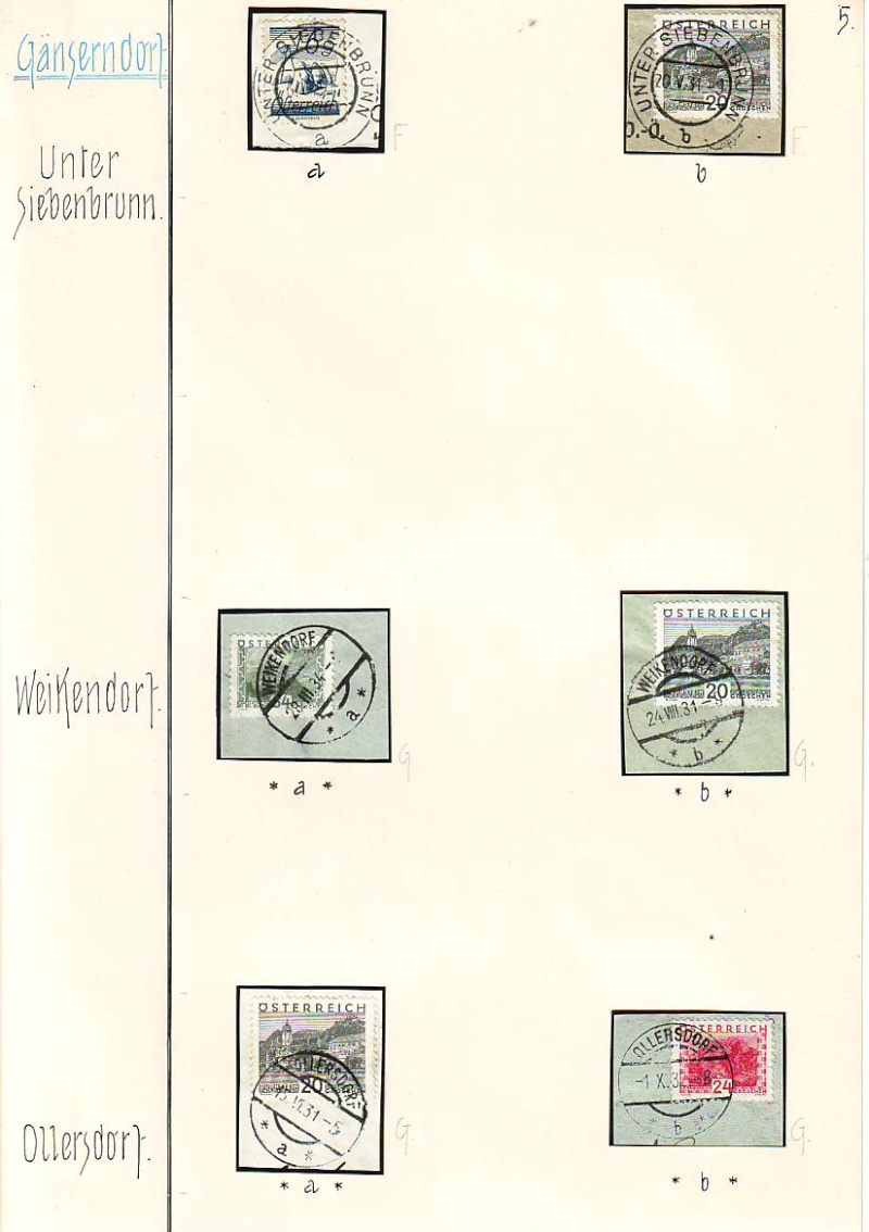 Stempeln niederösterreichischer Postämter in der Zeit 1925 - 1935 Scan1090