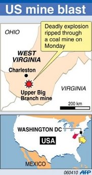 West Virginia Coal Mine Explosion - 29 Confirmed Dead Capt_p11