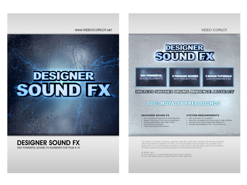 VIDEO CAPİLOT Designer Sound FX sadece 251 mb  !! Post-310