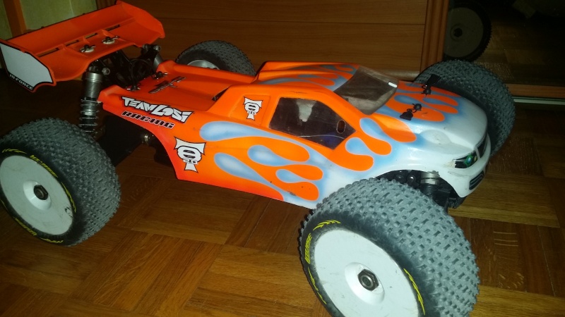 Mon truggy losi devient mbx6T ! 20151112