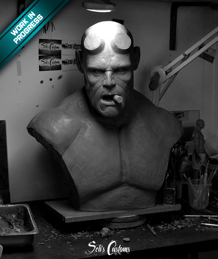 Projet Buste Hellboy Ron Perlman  - Page 7 Step210