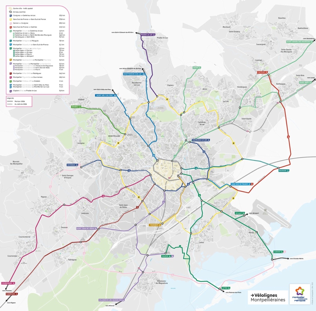 Montpellier: Vélolignes 20220510