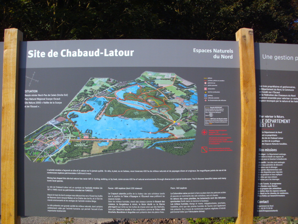 Etang du Chabaud - Latour et étang de la digue noire ainsi que le terril La Fosse Ledoux Paneel22