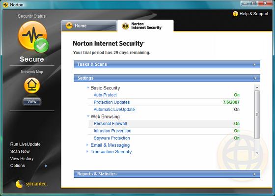 للحماية المطلقة من الفيروسات وملفات التجسس واحصنة الطروادة Norton Internet Security 2010 17.1.0.19 2dh79k10