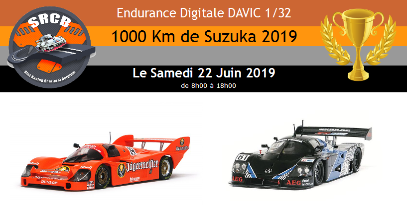 1000 Kms de Suzuka du SRCB Davic 2019 Annonc11