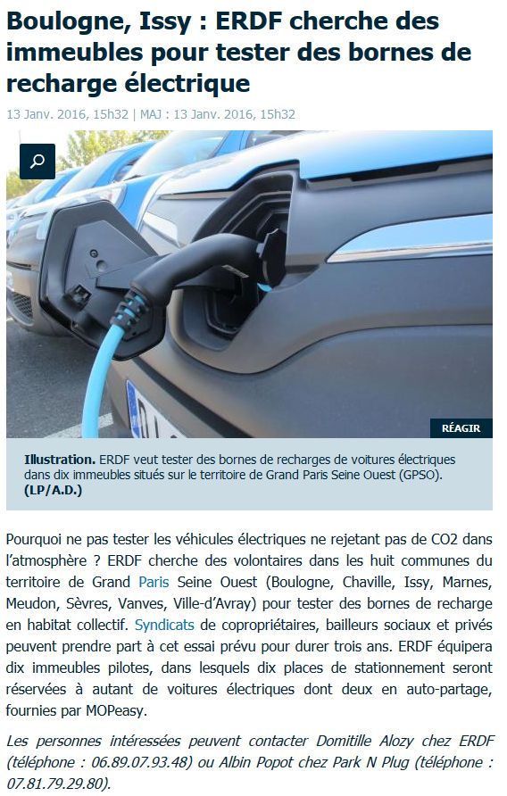 Véhicules électriques dans les immeubles Clipbo96