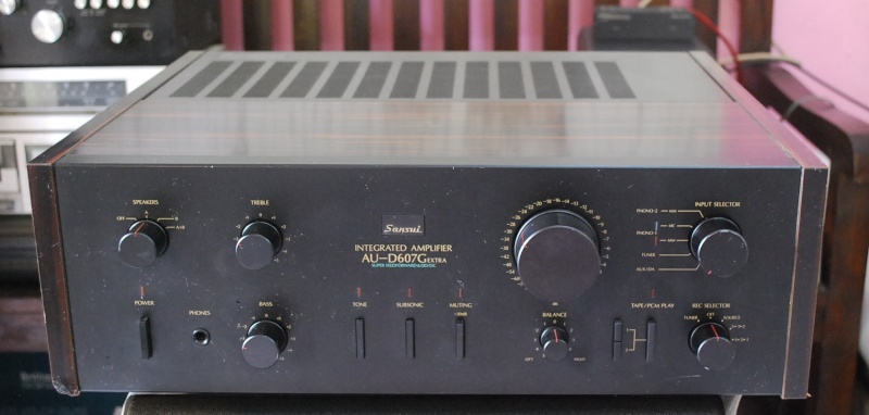 SANSUI Integrated Amplifier AU-D607G EXTRA Japan Dsc_0110