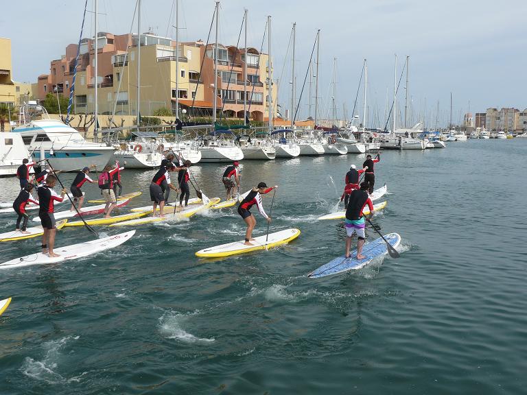 SUP Naish Tour 2010 : Gruissan 3-4 Avril Depart11