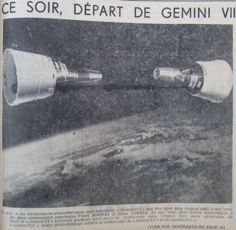 4 décembre 1965 - lancement de Gemini 7 65120610