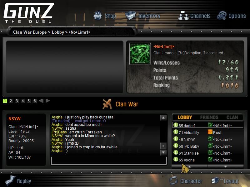 Really really old screenshots from No Limit  Chapter 1 Gunz1111