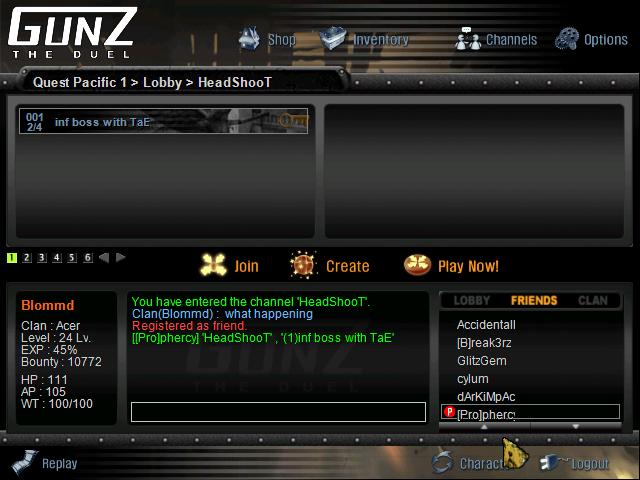 Really really old screenshots from No Limit  Chapter 1 Gunz2511