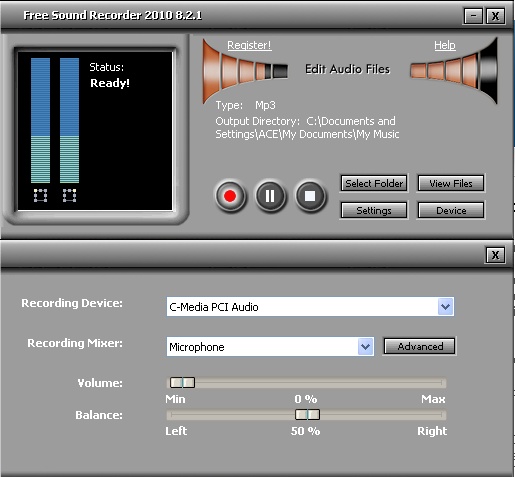 Free sound recorder 2010 8.2.1 Free_s10
