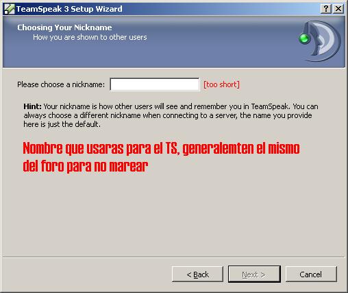 Como Conectarte al Team Speak3 Ts210