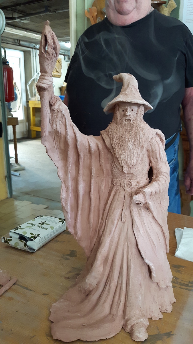 Fana du Seigneur des anneaux, je me suis attelé à Gandalf... 20180716