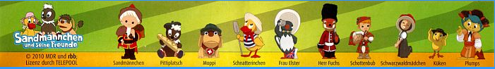 Sandmännchen und seine Freunde in Europa (2010) (Biete) 077