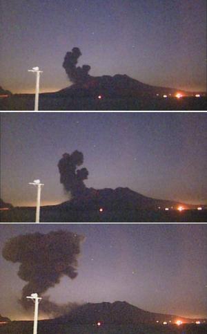 Impressionnante éruption du volcan Sakurajima au Japon Xvm68810