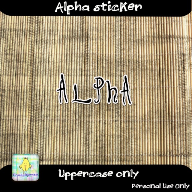 Alpha sticker Previe20