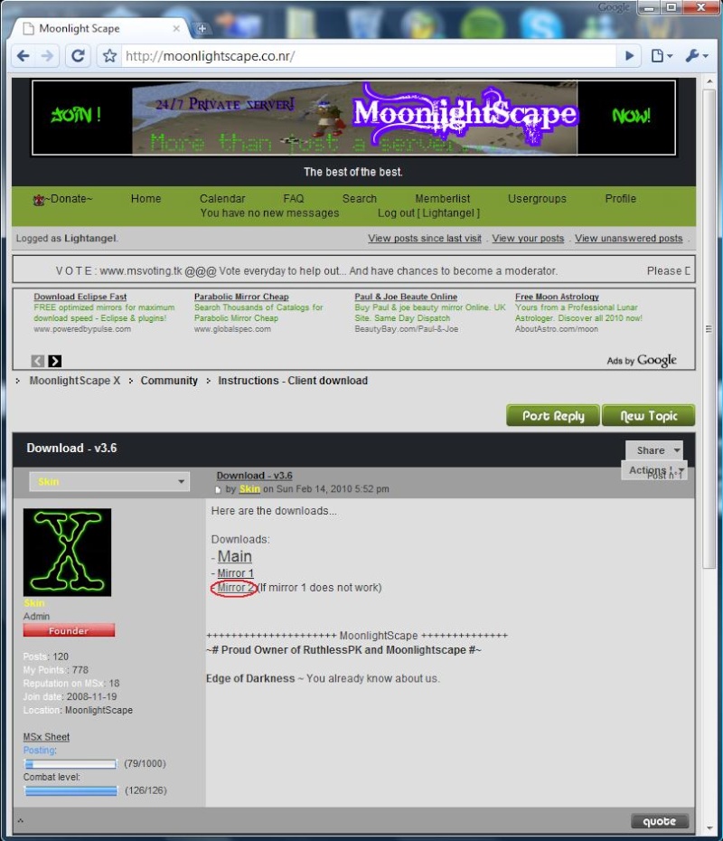 How to download Moonlight client 210