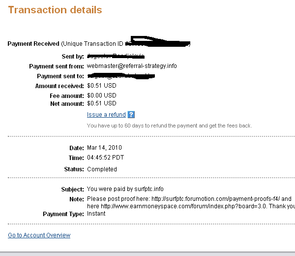 My first payment Kifize10