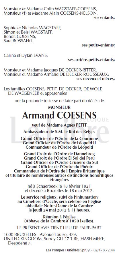 Coesens, Alain Coe16111