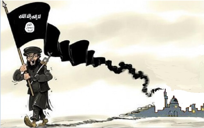 راية التوحيد بين أيدي الدولة الإسلامية في العراق والشام 32915