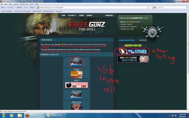 How to get cash/coins in EliteGunZ After_10