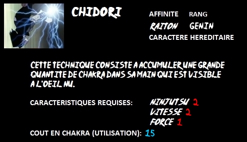 Liste des Ninjutsu Raiton Raiton11