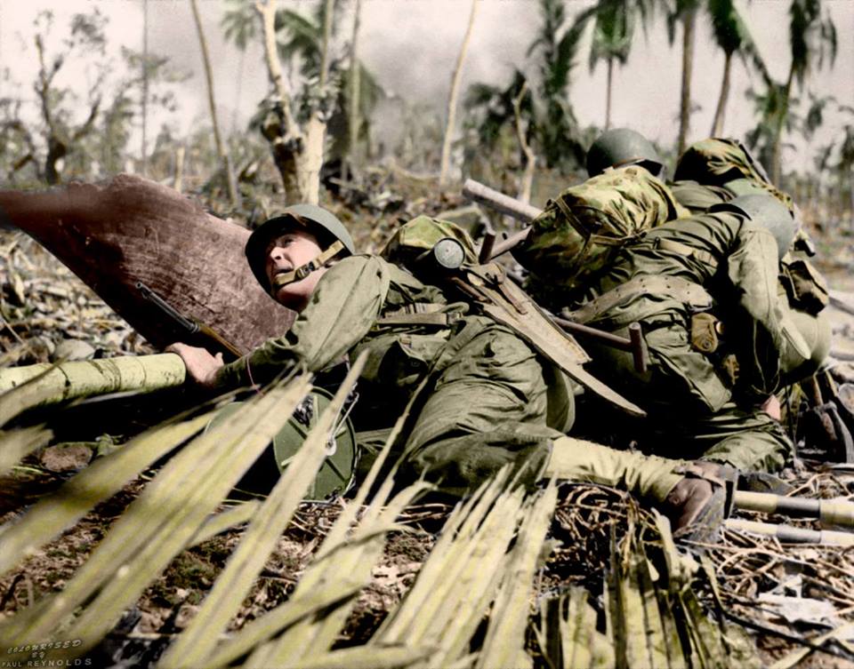 Images colorisées de la seconde guerre Leyte10