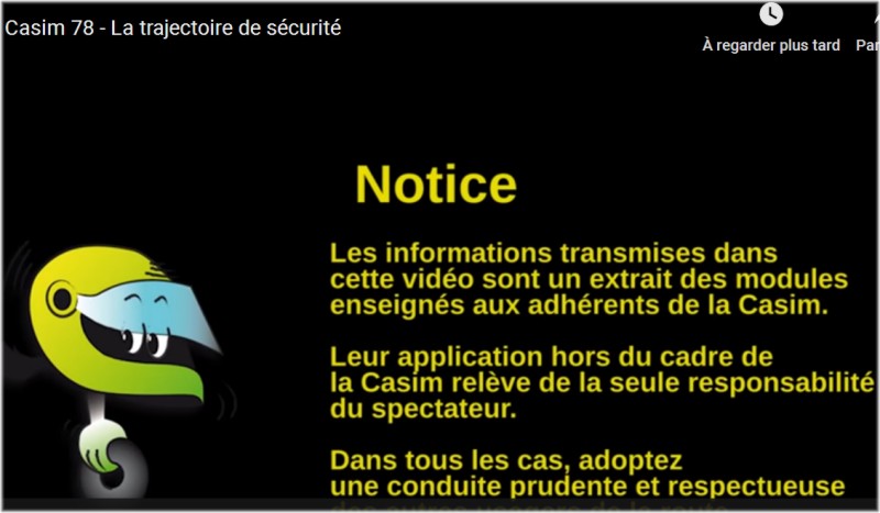 Trajectoire de sécurité : un permis de conduire aménagé pour les motards Casim10