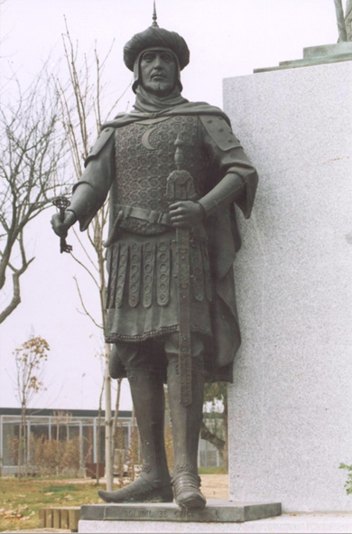 تمثال لاخر ملوك الاندلس فى مدريد Boabdi10