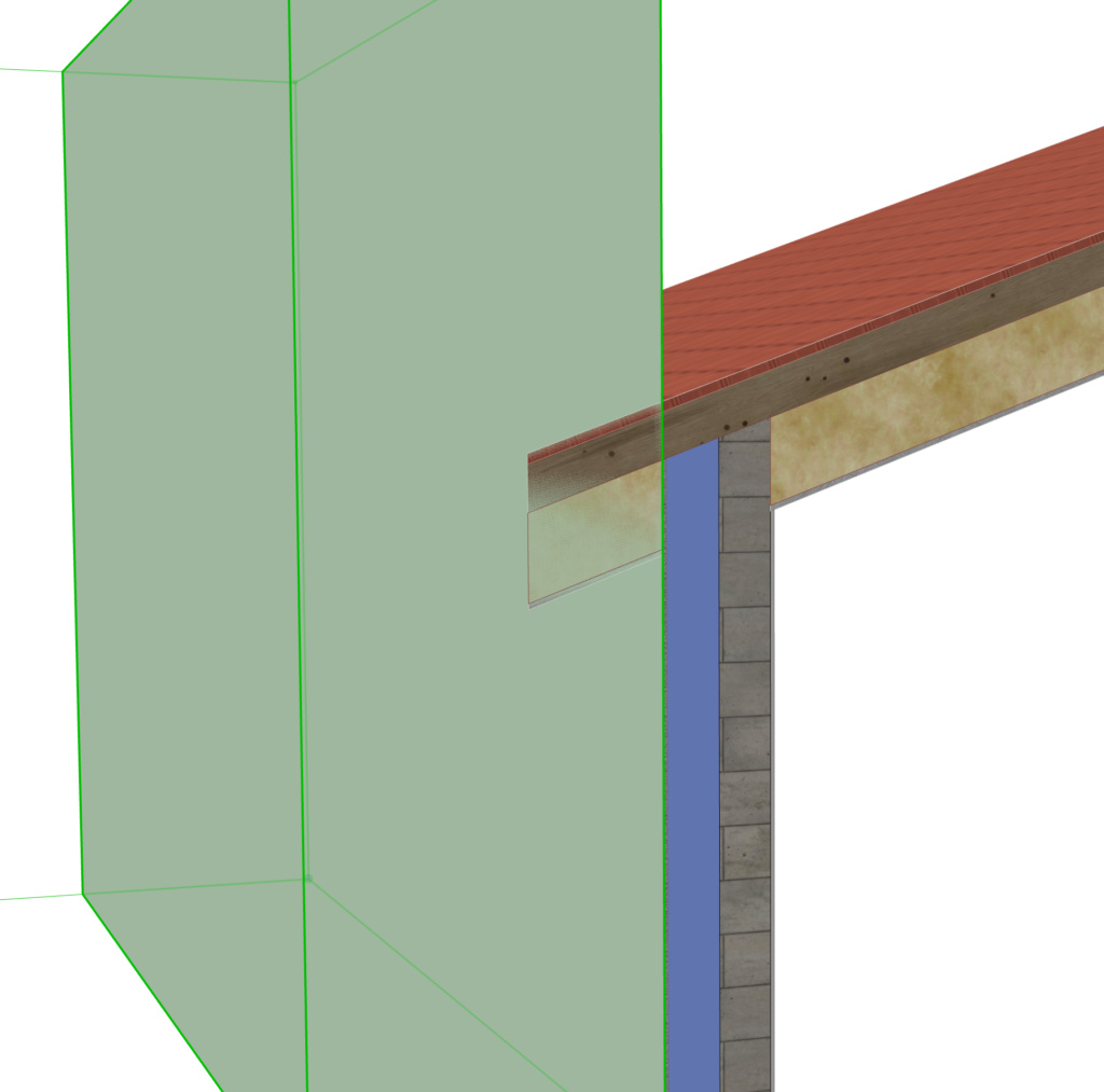  [ ARCHICAD ] TUTO - Réaliser une toiture avec débord avec un seul composite 00210