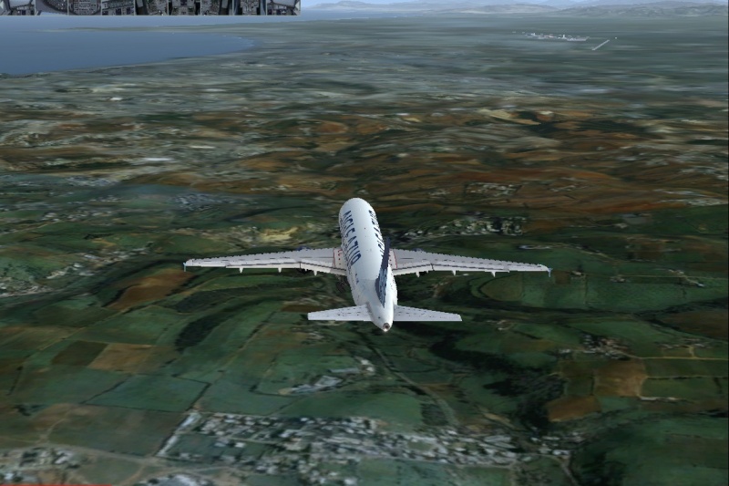 un petit vol d'entrainement de Béjaia à Alger sur l'Airbus X A320 211