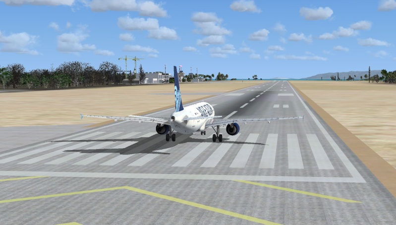 un petit vol d'entrainement de Béjaia à Alger sur l'Airbus X A320 810
