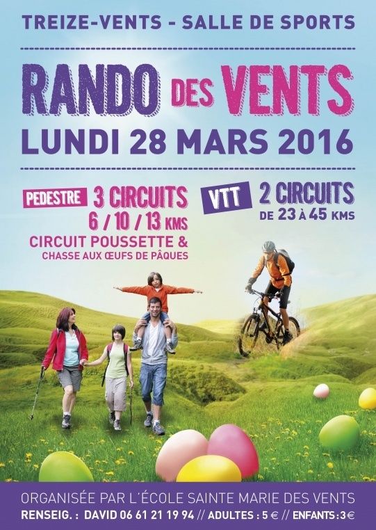 Treize-Vents (85) lundi 28 mars 2016 - RANDONNEE ANNULEE! Screen19