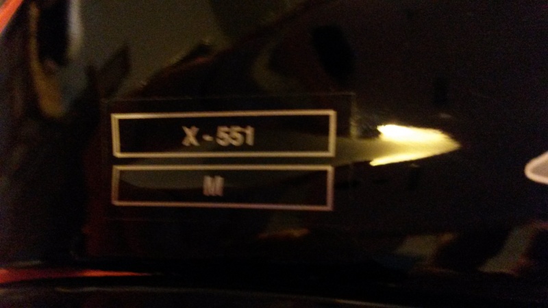 [VENDU] Casque X-Lite X-551 noir brillant Taille M (57-58) 20151116