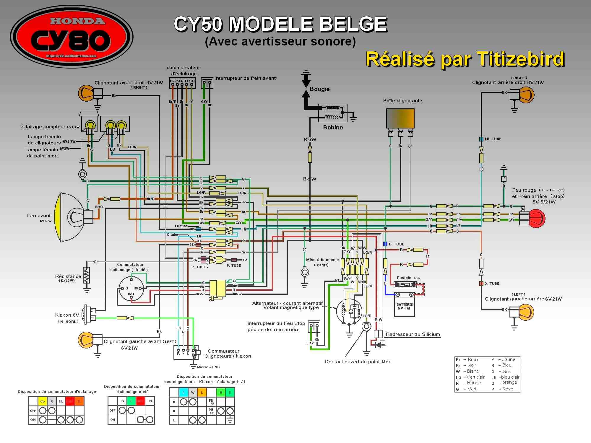 Schéma électrique du CY50 Belge   Cy50_b11