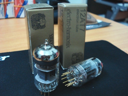 Elector Harmonic gold pins 6922 tubes Dsc02529