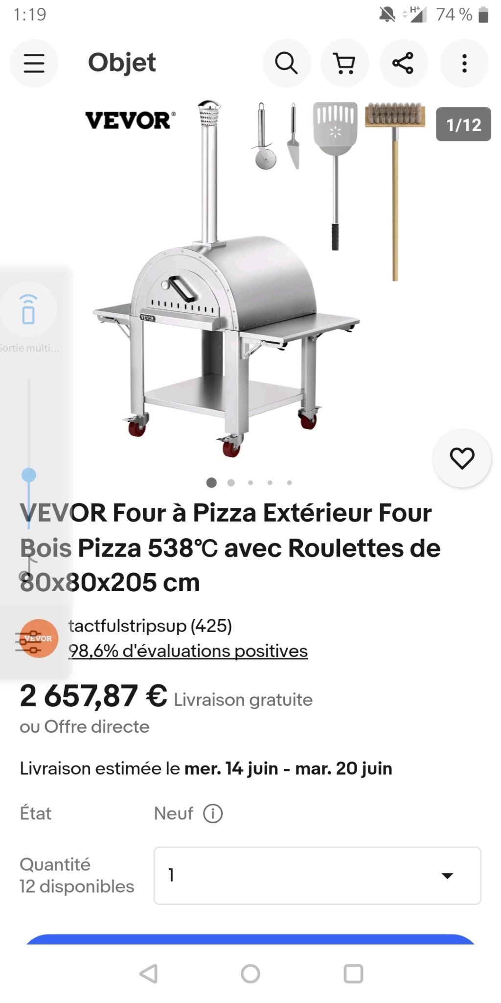 Four a bois vevor Screen10