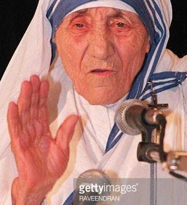 Mother Teresa's hands Mother12