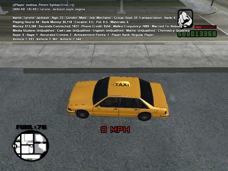 [RIDEALONG] Application: Tyrone Jackson Sa-mp-12