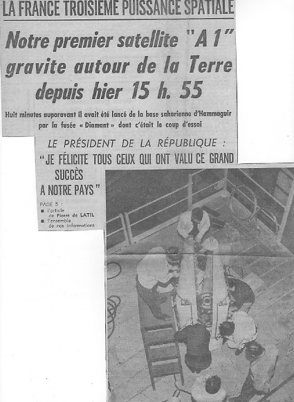Il y a 50 ans, ASTERIX, premier satellite français - Page 2 Diaman12