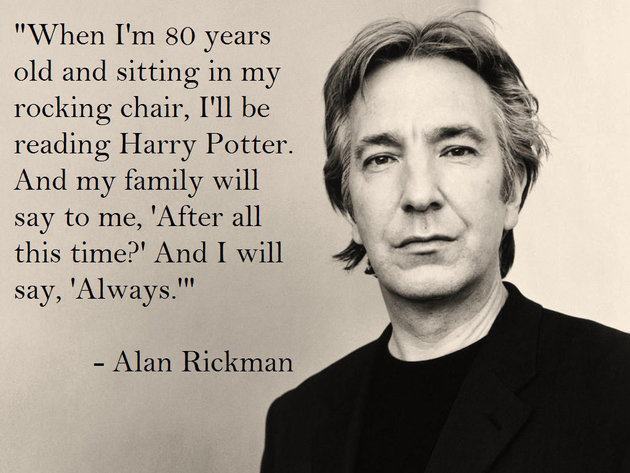 A Legend Passes: Alan Rickman Post-110