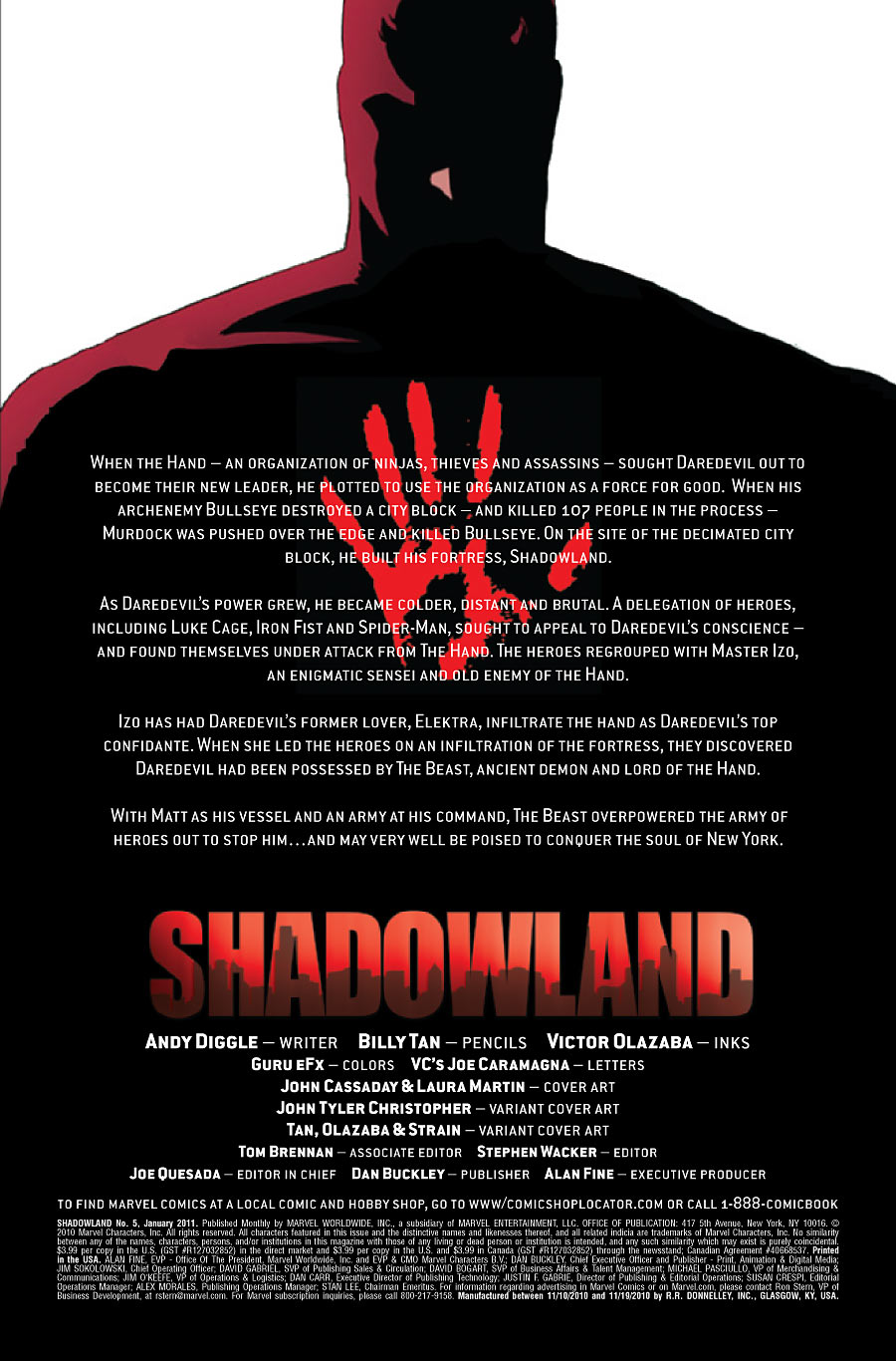 Shadowland #5 (of 5) Prv71038